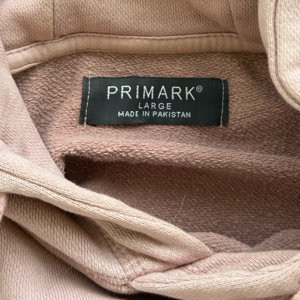 Primark Men's Dusty Pink Hoodie - Picture 3 of 8
